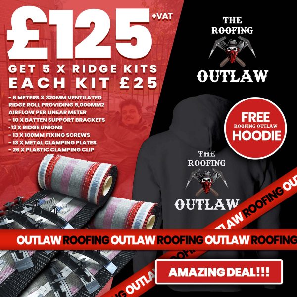 Geoff's Crazy 6M Ridge Kit Deal - The Roofing Outlaw