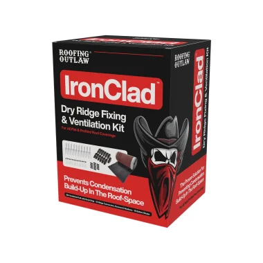 Ironclad™ - Premium Dry Ridge Fixing & Ventilation Kit