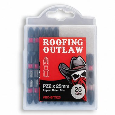 PZ2 x 25mm Impact Rated Bits – 25 Pack