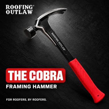 Red and Black Framing Hammer