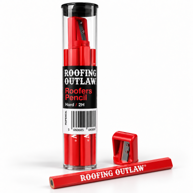 Roofing Outlaw Pencils & Sharpener (12pk)